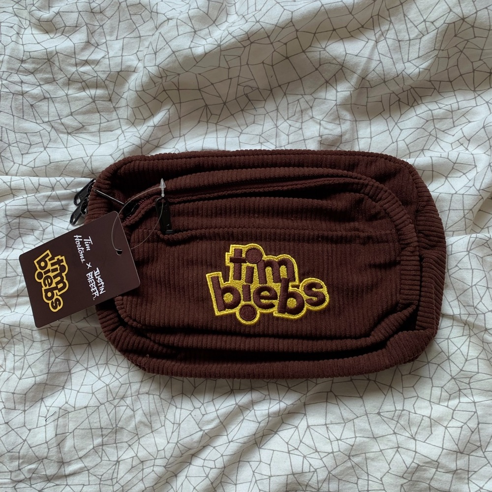 JUSTIN BIEBER x TIM HORTONS LIMITED EDITION TIMBIEBS FANNY PACK